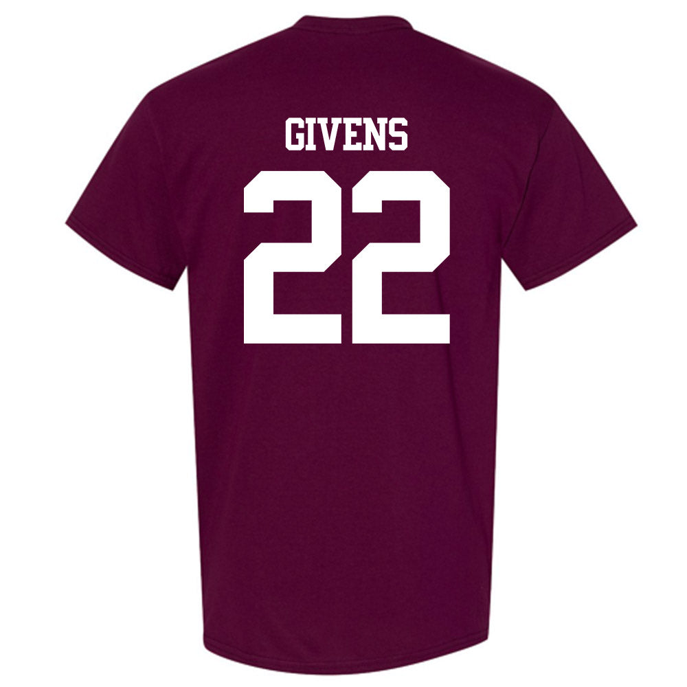 Texas A&M - NCAA Football : Tristian Givens - Statement Shersey T-Shirt-1