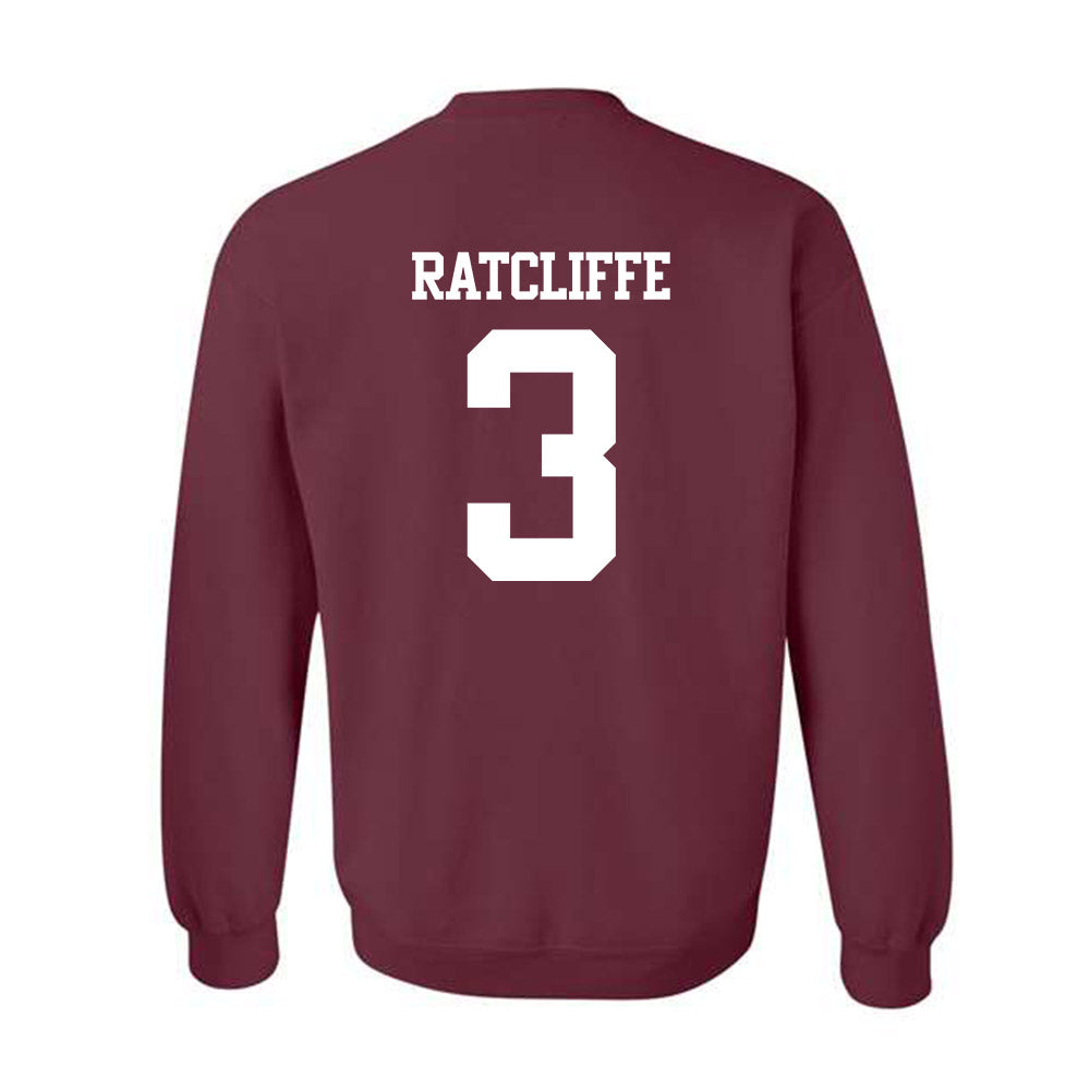 Texas A&M - NCAA Football : Marcus Ratcliffe - Statement Shersey Crewneck Sweatshirt-1