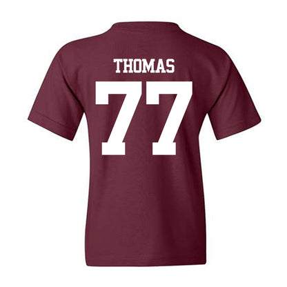 Texas A&M - NCAA Football : Tyler Thomas - Statement Shersey Youth T-Shirt-1