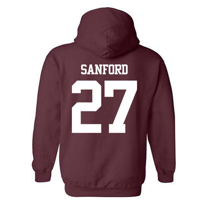 Texas A&M - NCAA Football : Daymion Sanford - Statement Shersey Hooded Sweatshirt-1