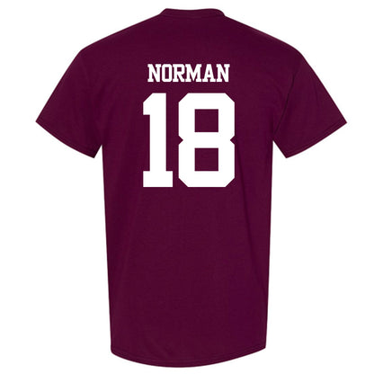 Texas A&M - NCAA Football : TK Norman - Statement Shersey T-Shirt-1