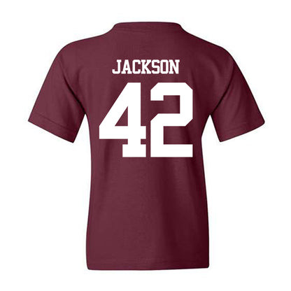 Texas A&M - NCAA Football : Kendall Jackson - Statement Shersey Youth T-Shirt-1