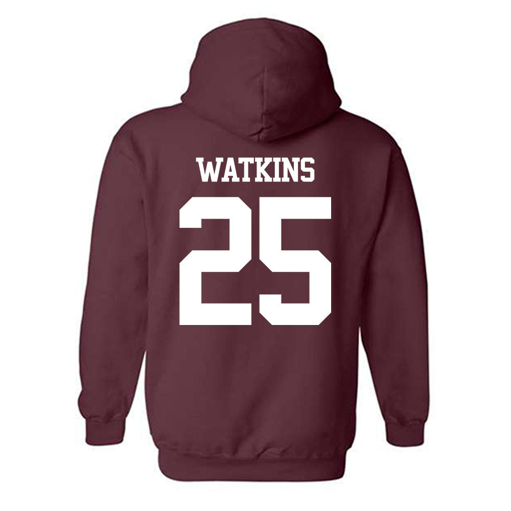 Texas A&M - NCAA Football : Tamarion Watkins - Statement Shersey Hooded Sweatshirt-1