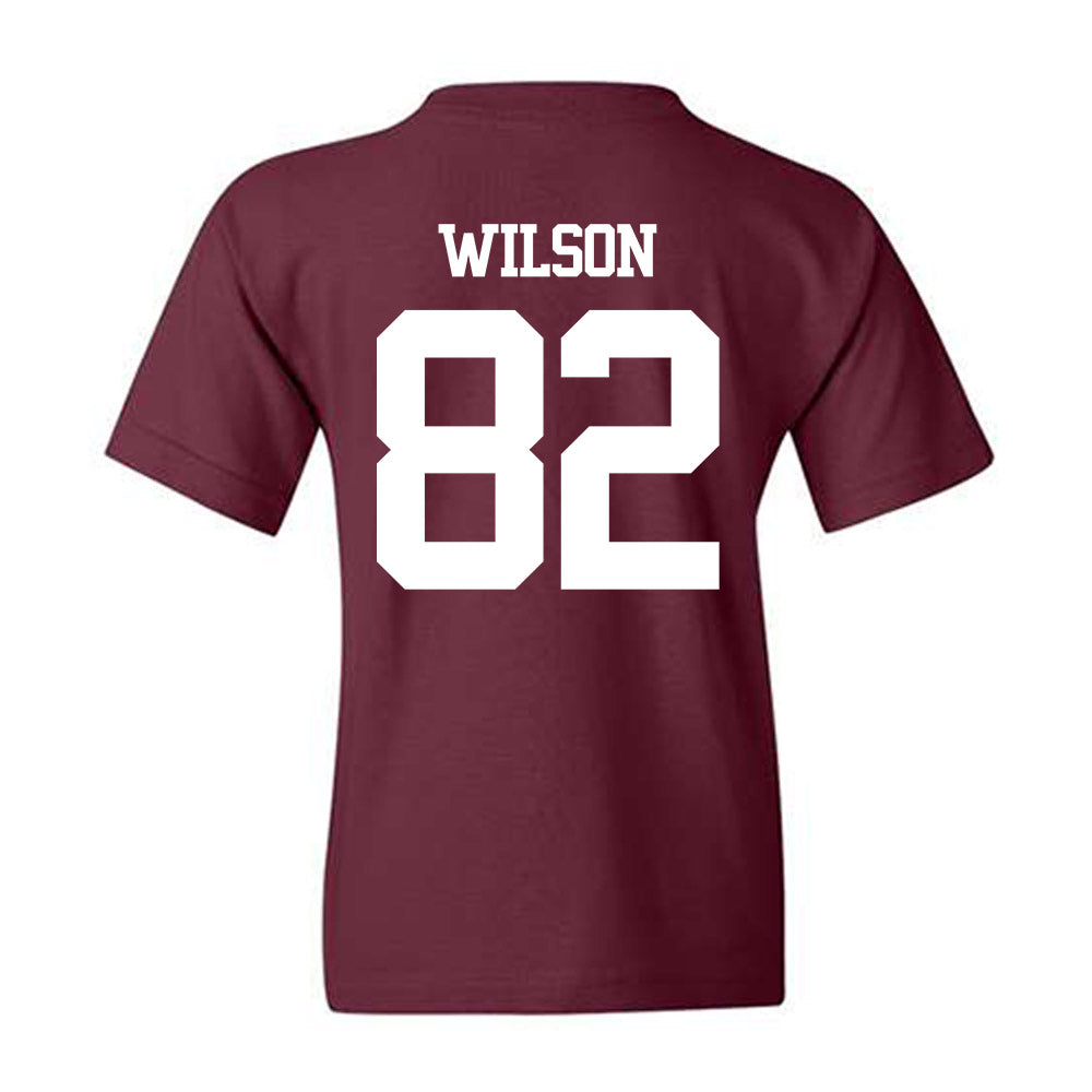 Texas A&M - NCAA Football : Jonah Wilson - Statement Shersey Youth T-Shirt-1