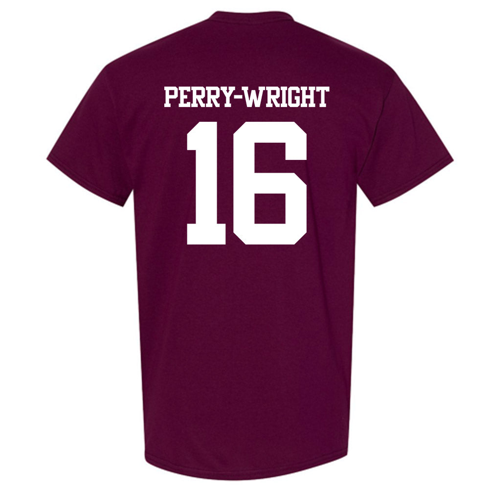 Texas A&M - NCAA Football : Bryce Perry-Wright - Statement Shersey T-Shirt-1