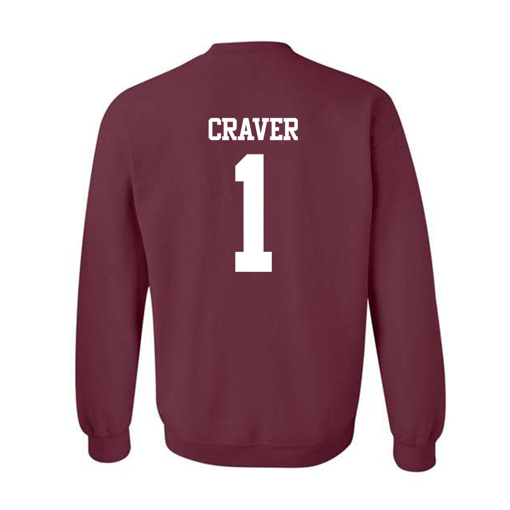 Texas A&M - NCAA Football : Mario Craver - Statement Shersey Crewneck Sweatshirt-1