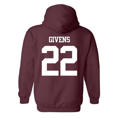 Texas A&M - NCAA Football : Tristian Givens - Statement Shersey Hooded Sweatshirt-1