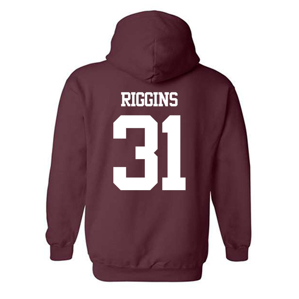 Texas A&M - NCAA Football : Kelvion Riggins - Statement Shersey Hooded Sweatshirt-1