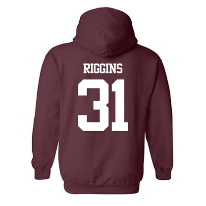 Texas A&M - NCAA Football : Kelvion Riggins - Statement Shersey Hooded Sweatshirt-1