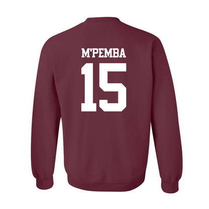 Texas A&M - NCAA Football : Sam M'Pemba - Statement Shersey Crewneck Sweatshirt-1