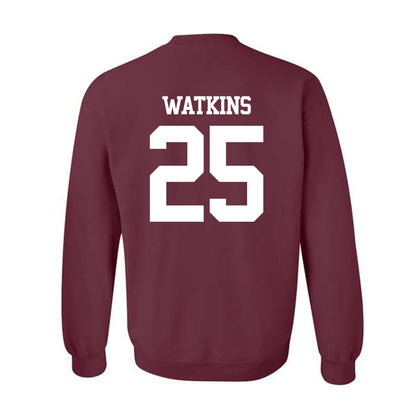 Texas A&M - NCAA Football : Tamarion Watkins - Statement Shersey Crewneck Sweatshirt-1