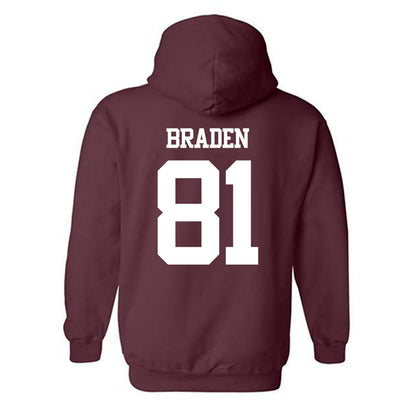 Texas A&M - NCAA Football : Luke Braden - Statement Shersey Hooded Sweatshirt-1
