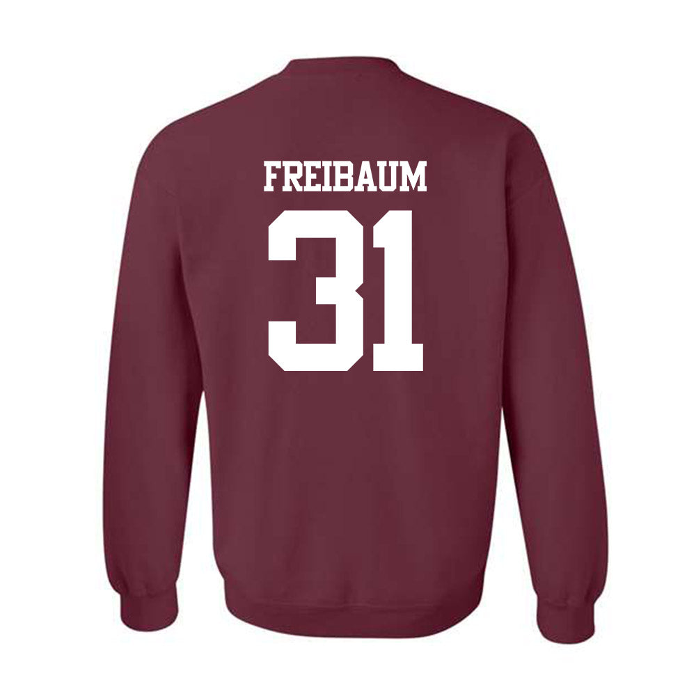 Texas A&M - NCAA Football : Shea Freibaum - Statement Shersey Crewneck Sweatshirt-1