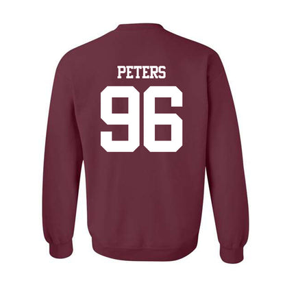 Texas A&M - NCAA Football : Waylon Peters - Statement Shersey Crewneck Sweatshirt-1