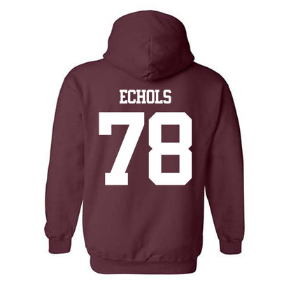 Texas A&M - NCAA Football : Coen Echols - Statement Shersey Hooded Sweatshirt-1