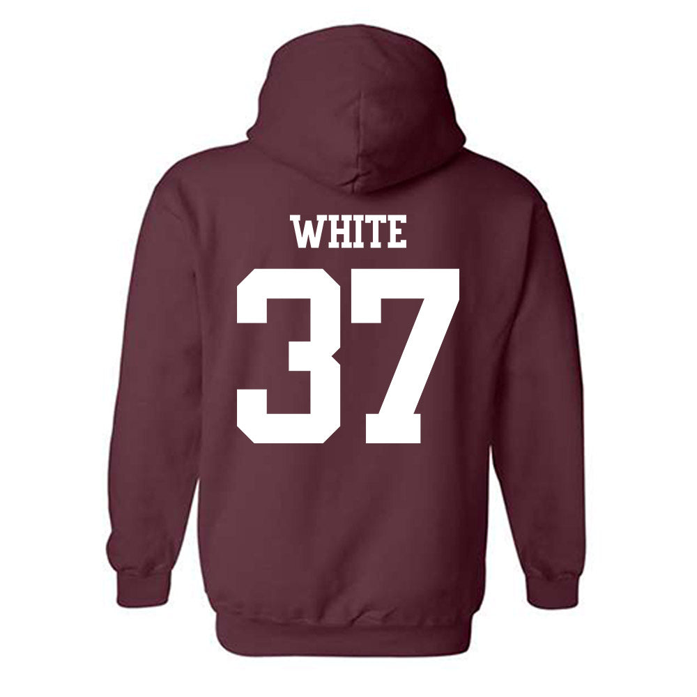 Texas A&M - NCAA Football : Tyler White - Statement Shersey Hooded Sweatshirt-1