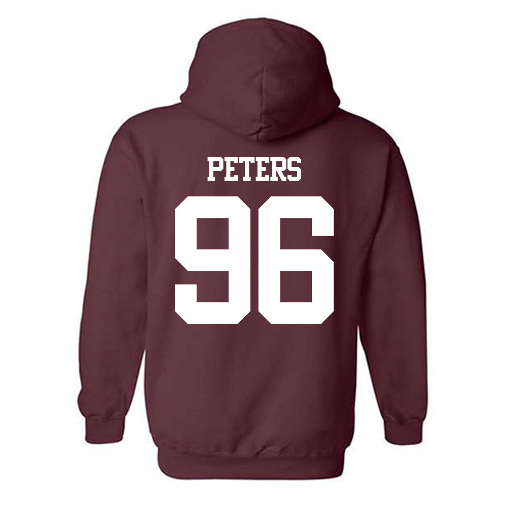 Texas A&M - NCAA Football : Waylon Peters - Statement Shersey Hooded Sweatshirt-1
