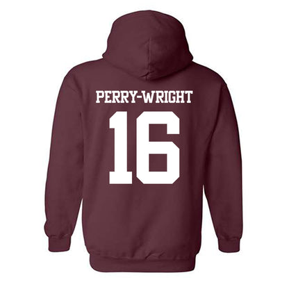Texas A&M - NCAA Football : Bryce Perry-Wright - Statement Shersey Hooded Sweatshirt-1