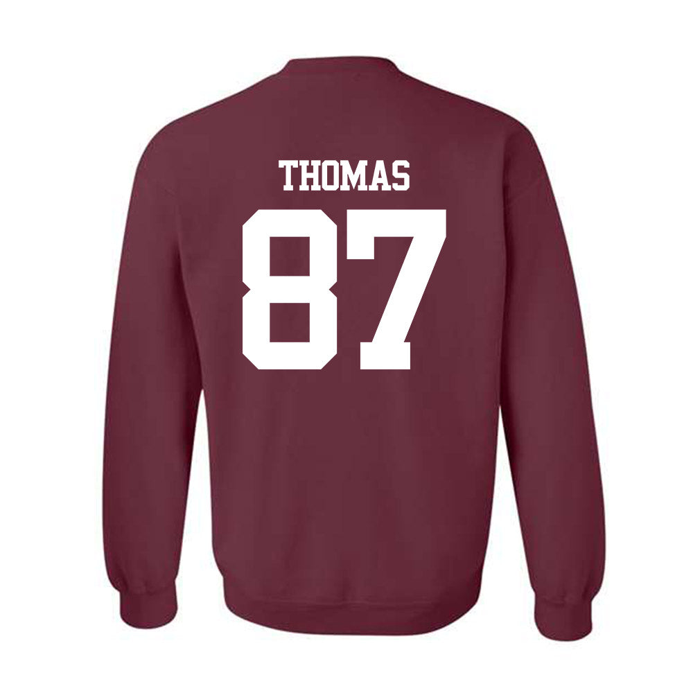 Texas A&M - NCAA Football : Houston Thomas - Statement Shersey Crewneck Sweatshirt-1