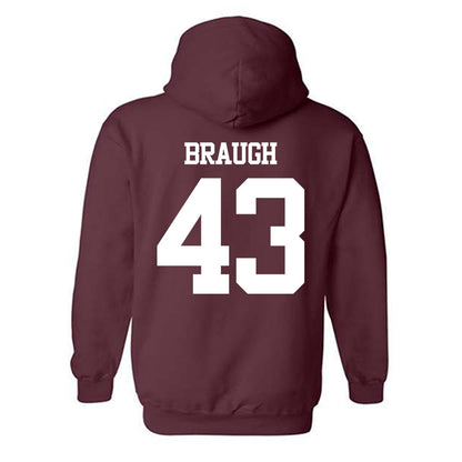 Texas A&M - NCAA Football : Carter Braugh - Statement Shersey Hooded Sweatshirt-1