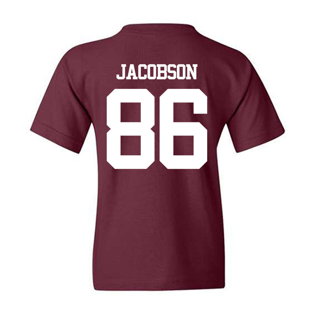 Texas A&M - NCAA Football : Evan Jacobson - Statement Shersey Youth T-Shirt-1