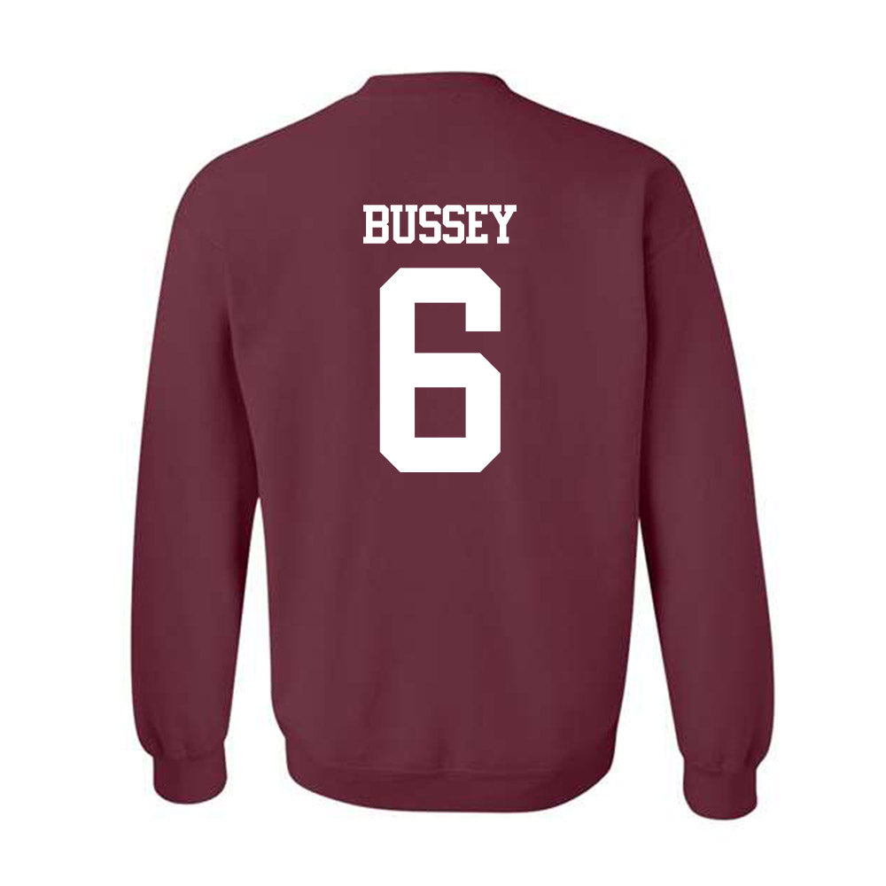 Texas A&M - NCAA Football : Terry Bussey - Statement Shersey Crewneck Sweatshirt-1