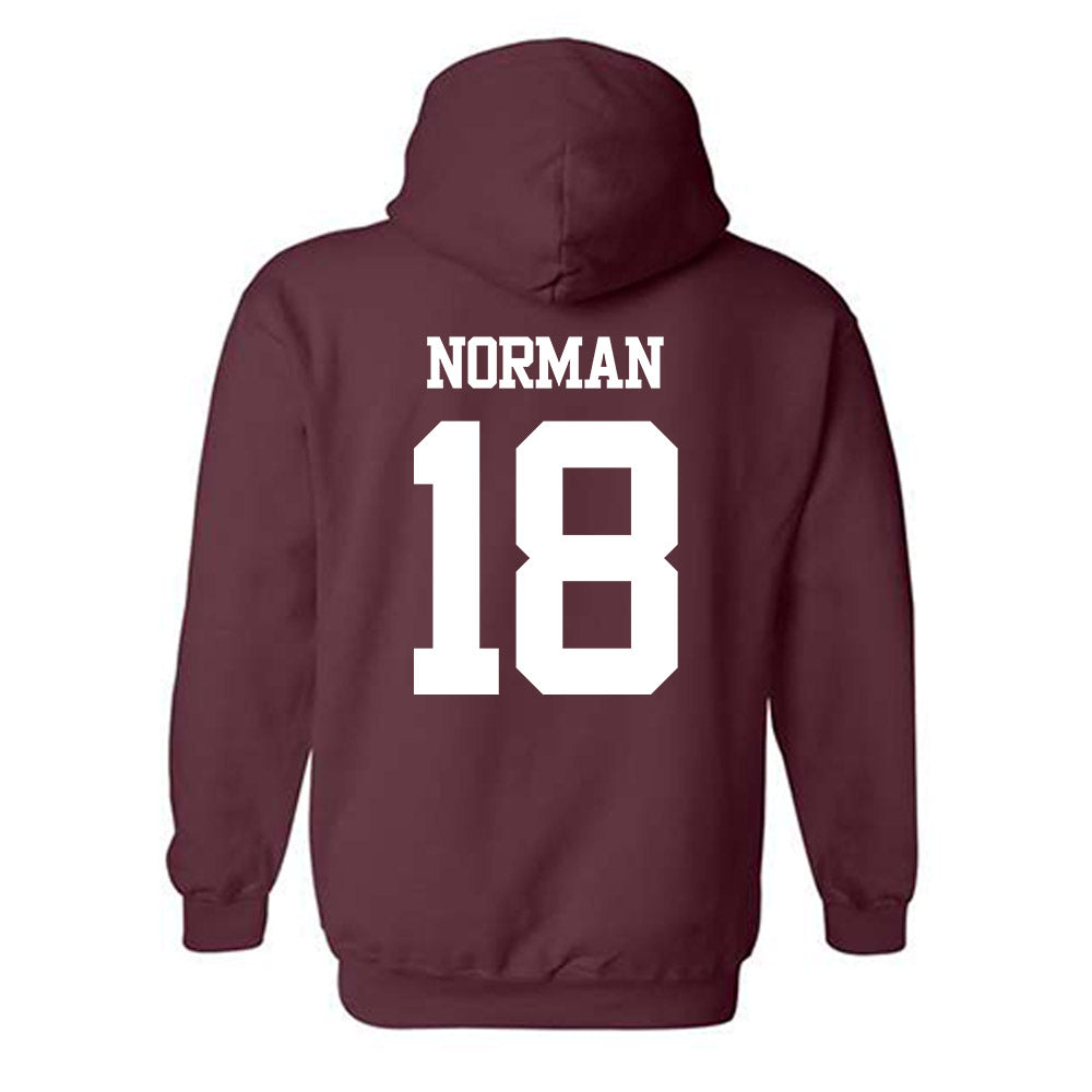 Texas A&M - NCAA Football : TK Norman - Statement Shersey Hooded Sweatshirt-1