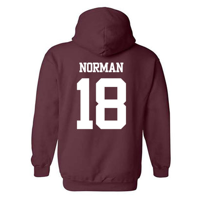 Texas A&M - NCAA Football : TK Norman - Statement Shersey Hooded Sweatshirt-1