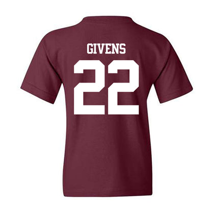 Texas A&M - NCAA Football : Tristian Givens - Statement Shersey Youth T-Shirt-1