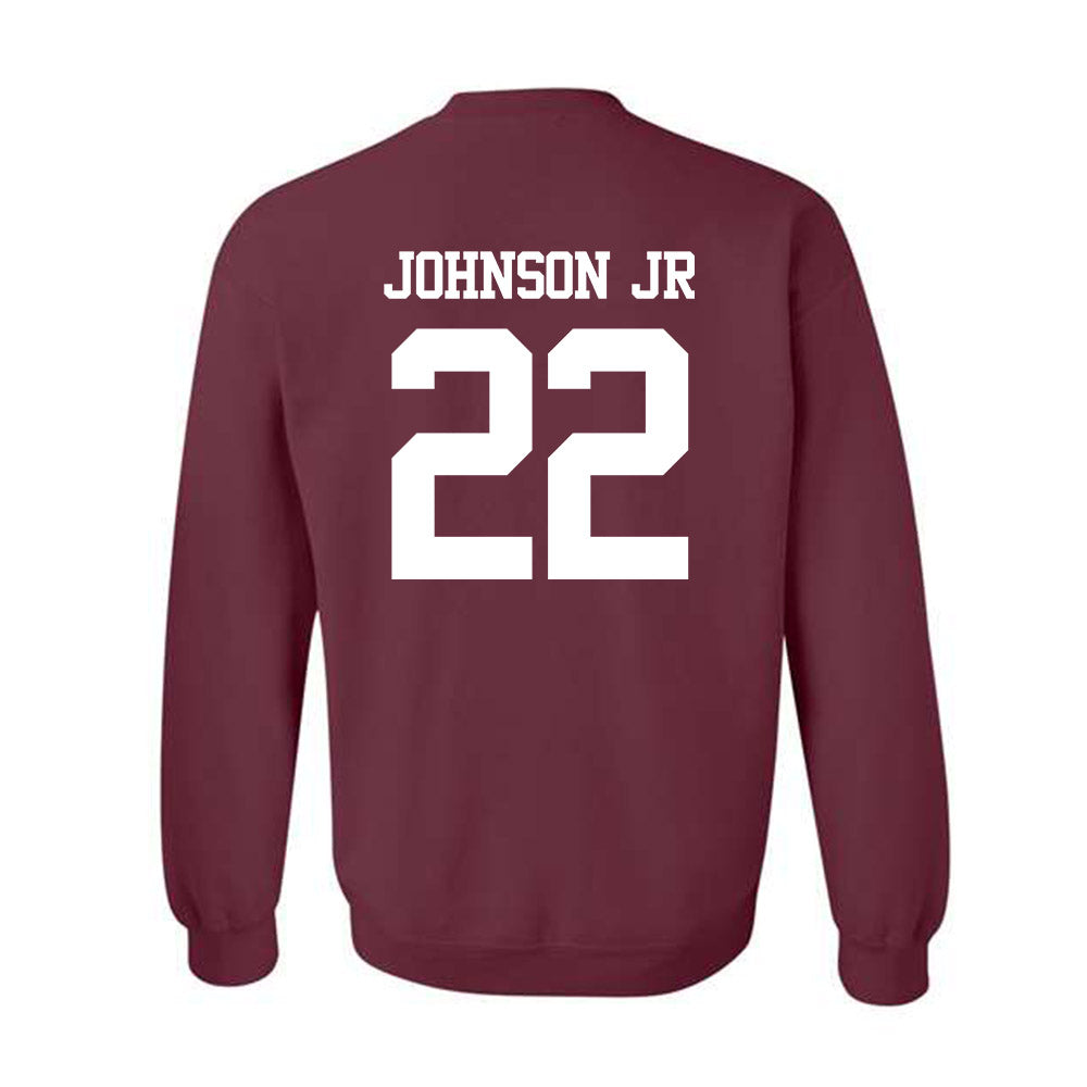 Texas A&M - NCAA Football : Rashad "Tom Tom" Johnson Jr - Statement Shersey Crewneck Sweatshirt-1