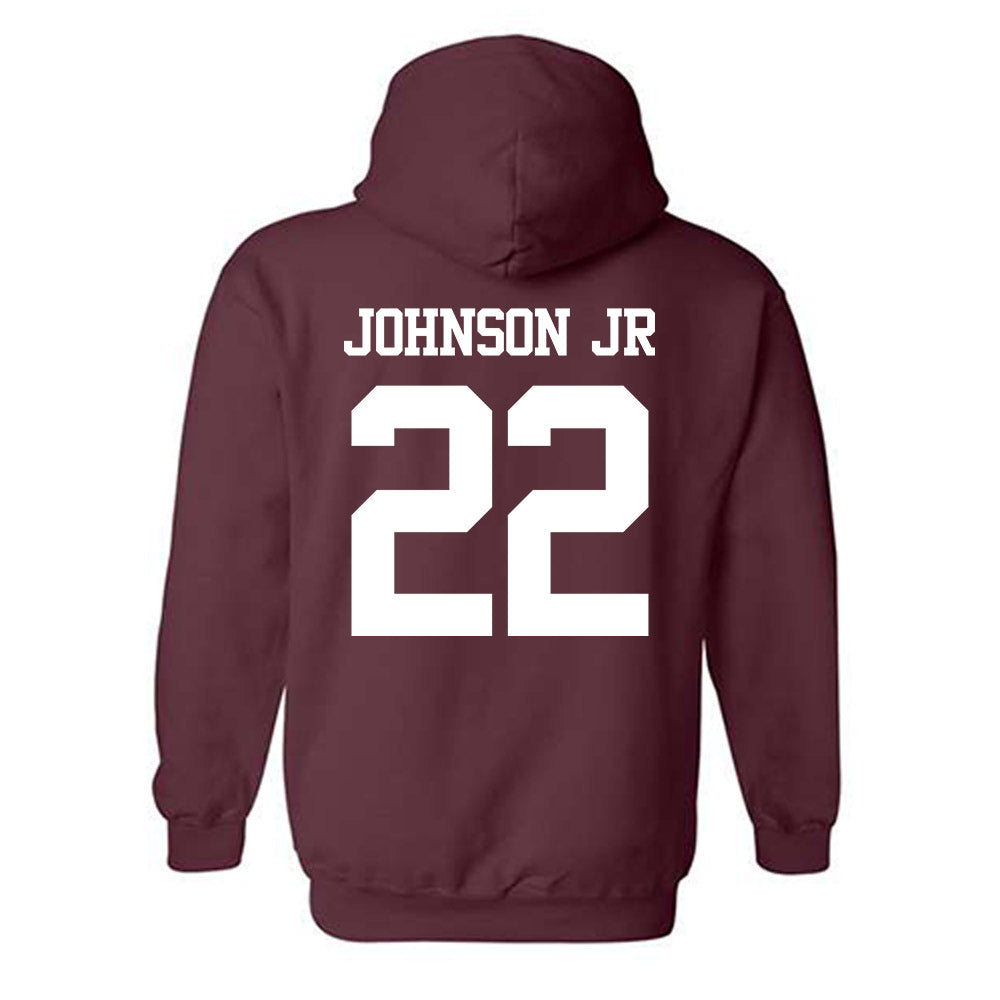Texas A&M - NCAA Football : Rashad "Tom Tom" Johnson Jr - Statement Shersey Hooded Sweatshirt-1