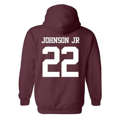 Texas A&M - NCAA Football : Rashad "Tom Tom" Johnson Jr - Statement Shersey Hooded Sweatshirt-1