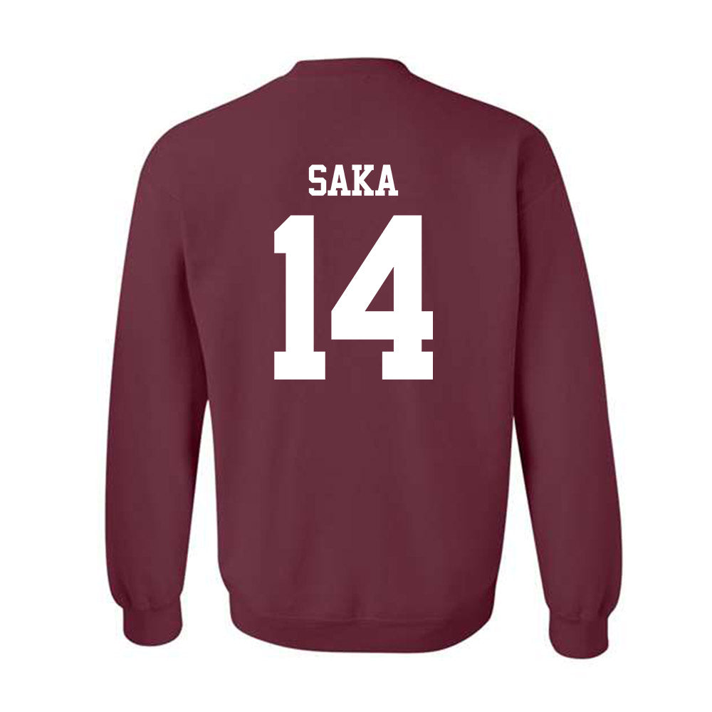 Texas A&M - NCAA Football : Anto Saka - Statement Shersey Crewneck Sweatshirt-1