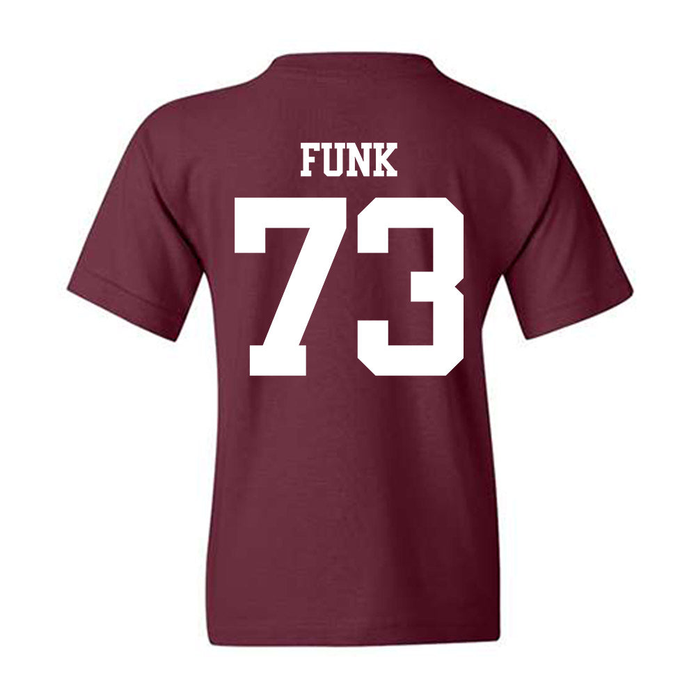 Texas A&M - NCAA Football : Ashton Funk - Statement Shersey Youth T-Shirt-1