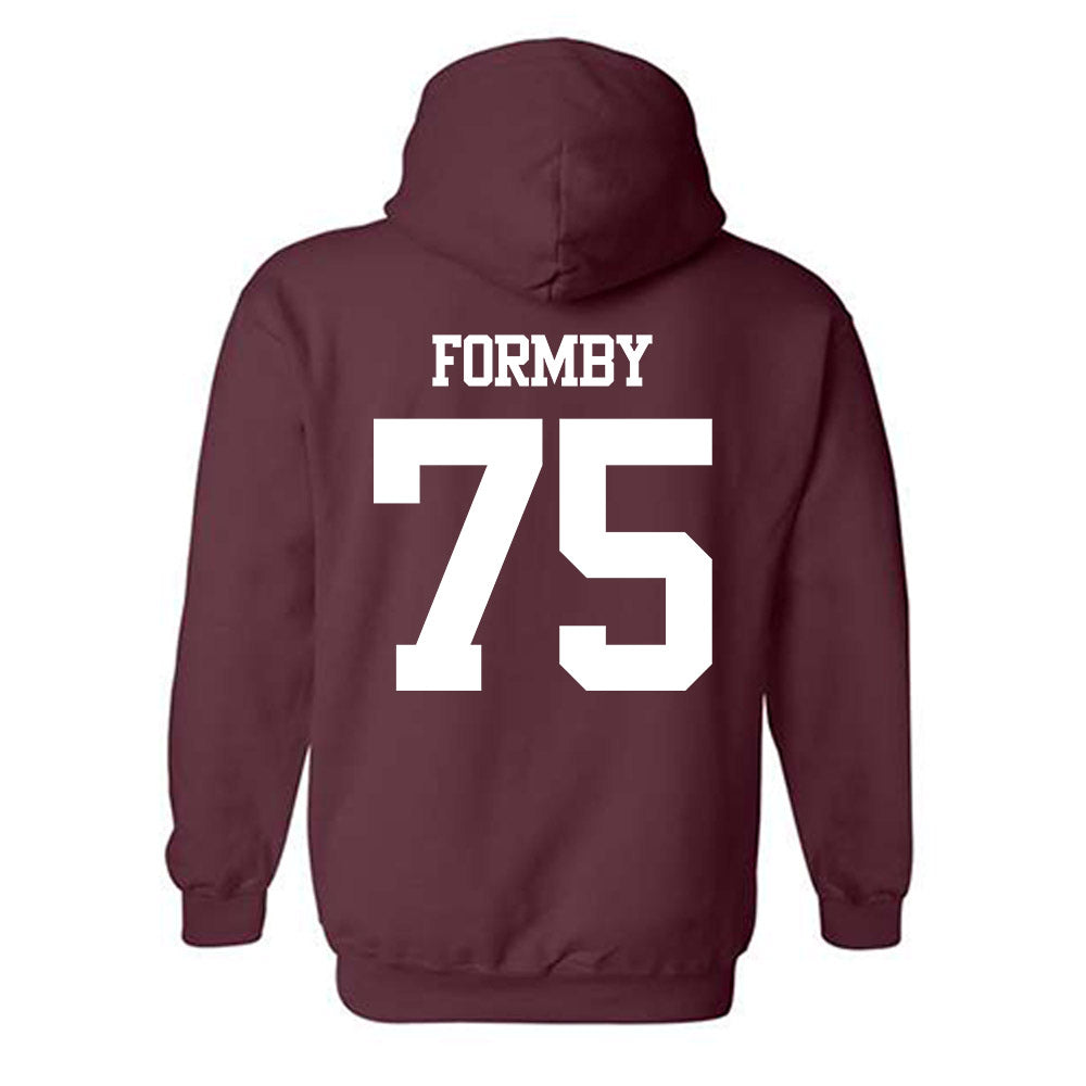 Texas A&M - NCAA Football : Wilkin Formby - Statement Shersey Hooded Sweatshirt-1