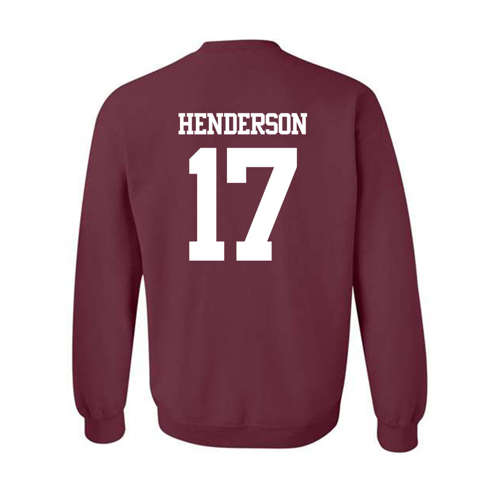 Texas A&M - NCAA Football : Ryan Henderson - Statement Shersey Crewneck Sweatshirt-1