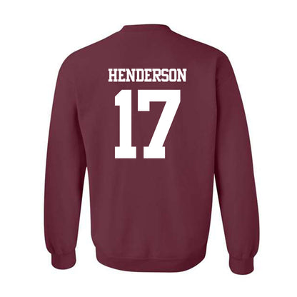 Texas A&M - NCAA Football : Ryan Henderson - Statement Shersey Crewneck Sweatshirt-1