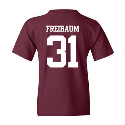 Texas A&M - NCAA Football : Shea Freibaum - Statement Shersey Youth T-Shirt-1