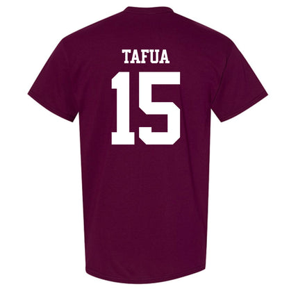 Texas A&M - NCAA Football : Caleb Tafua - Statement Shersey T-Shirt-1