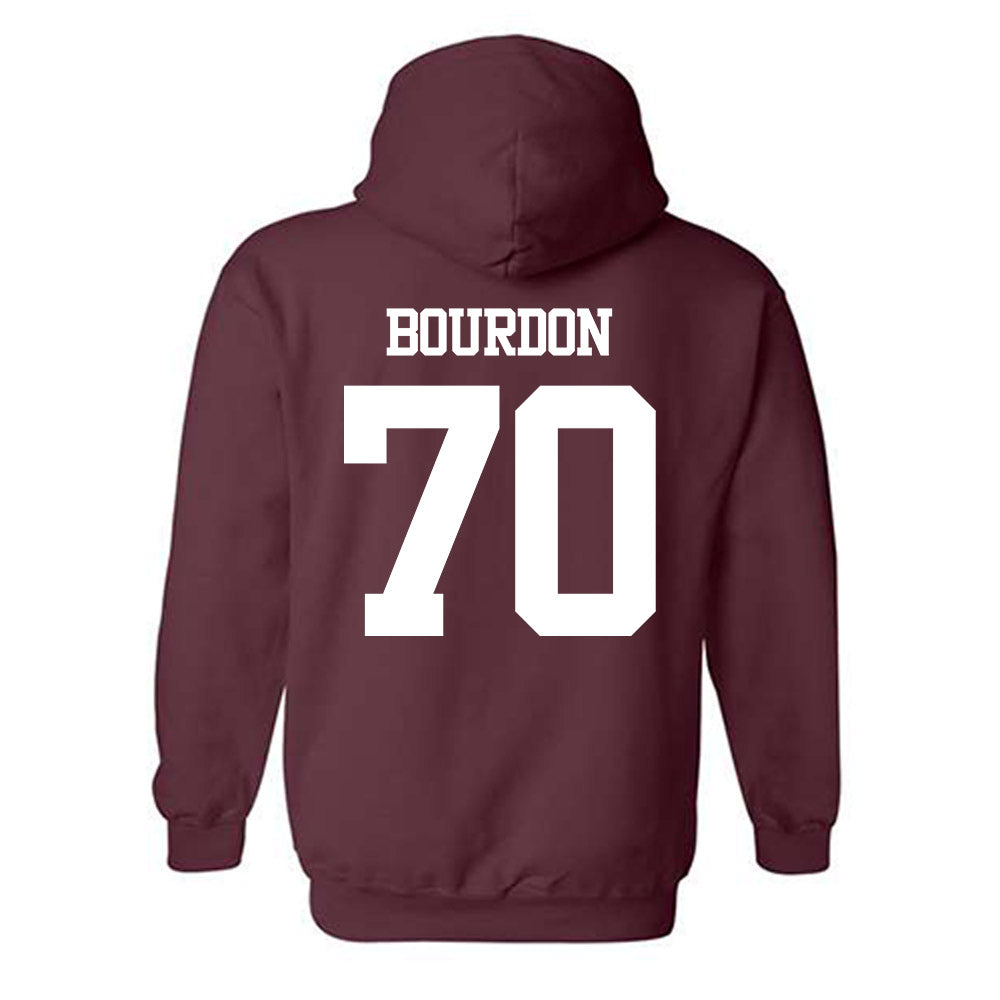 Texas A&M - NCAA Football : Robert Bourdon - Statement Shersey Hooded Sweatshirt-1