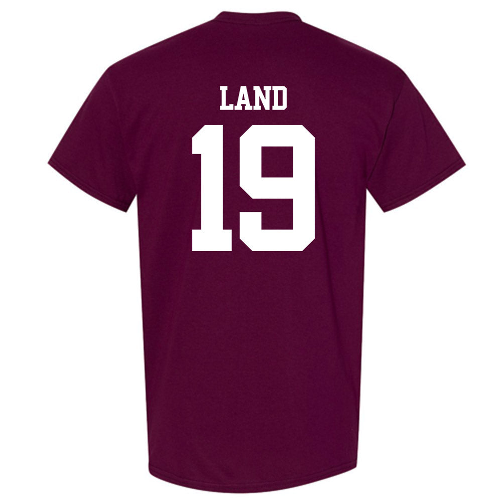 Texas A&M - NCAA Football : Paxton Land - Statement Shersey T-Shirt-1