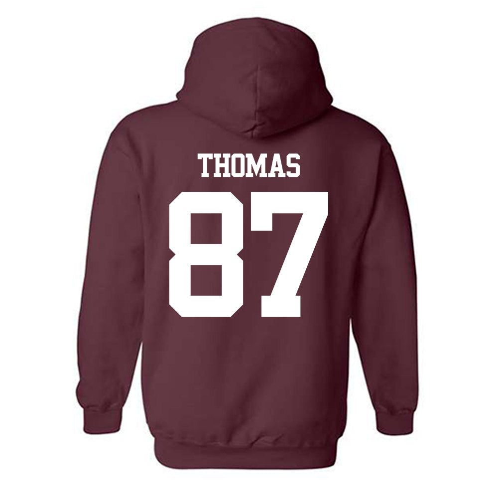 Texas A&M - NCAA Football : Houston Thomas - Statement Shersey Hooded Sweatshirt-1