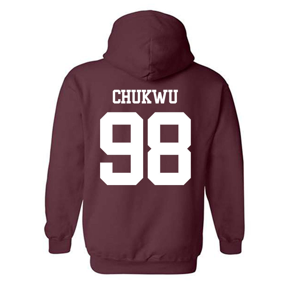 Texas A&M - NCAA Football : Jesse Chukwu - Statement Shersey Hooded Sweatshirt-1