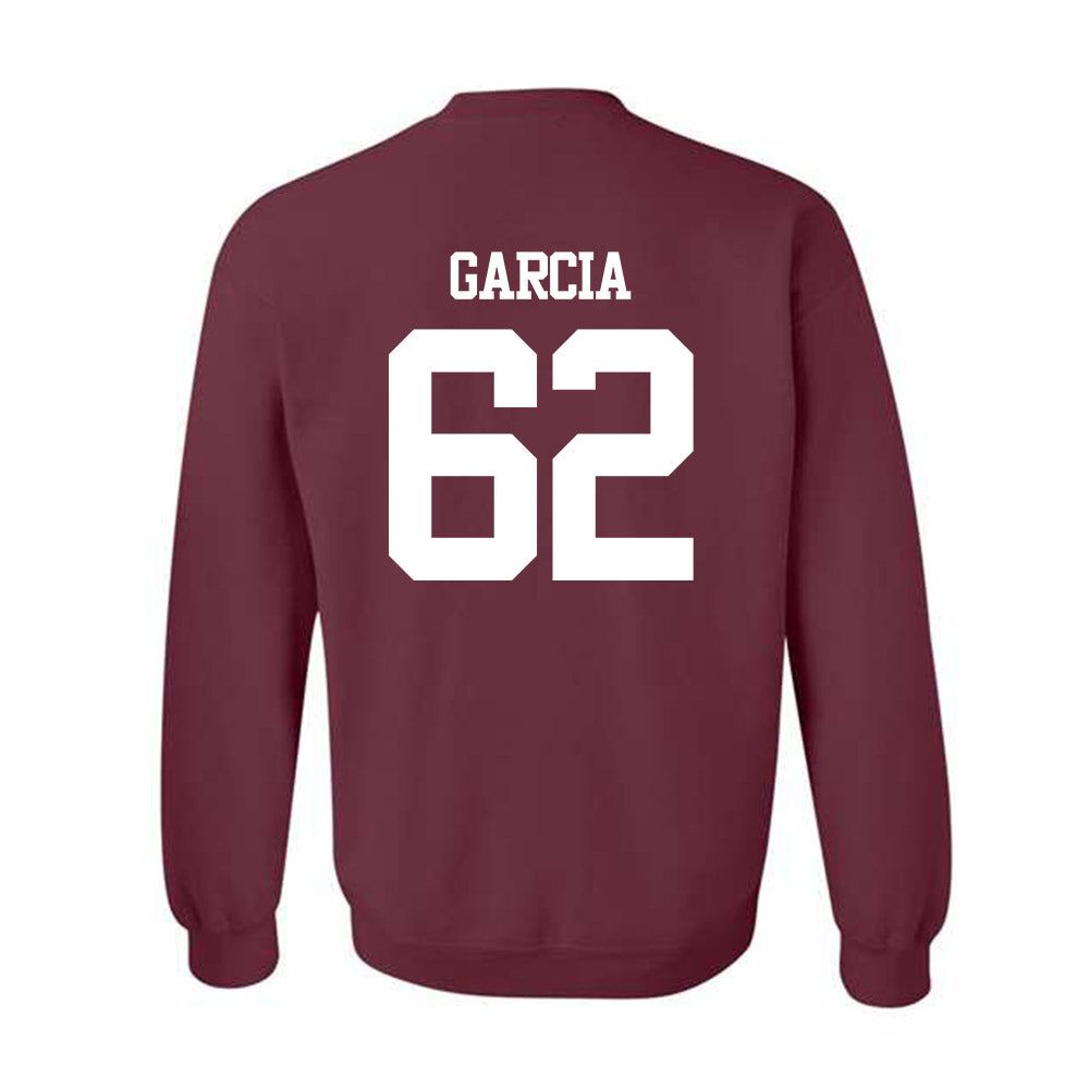 Texas A&M - NCAA Football : Marcus Garcia - Statement Shersey Crewneck Sweatshirt-1