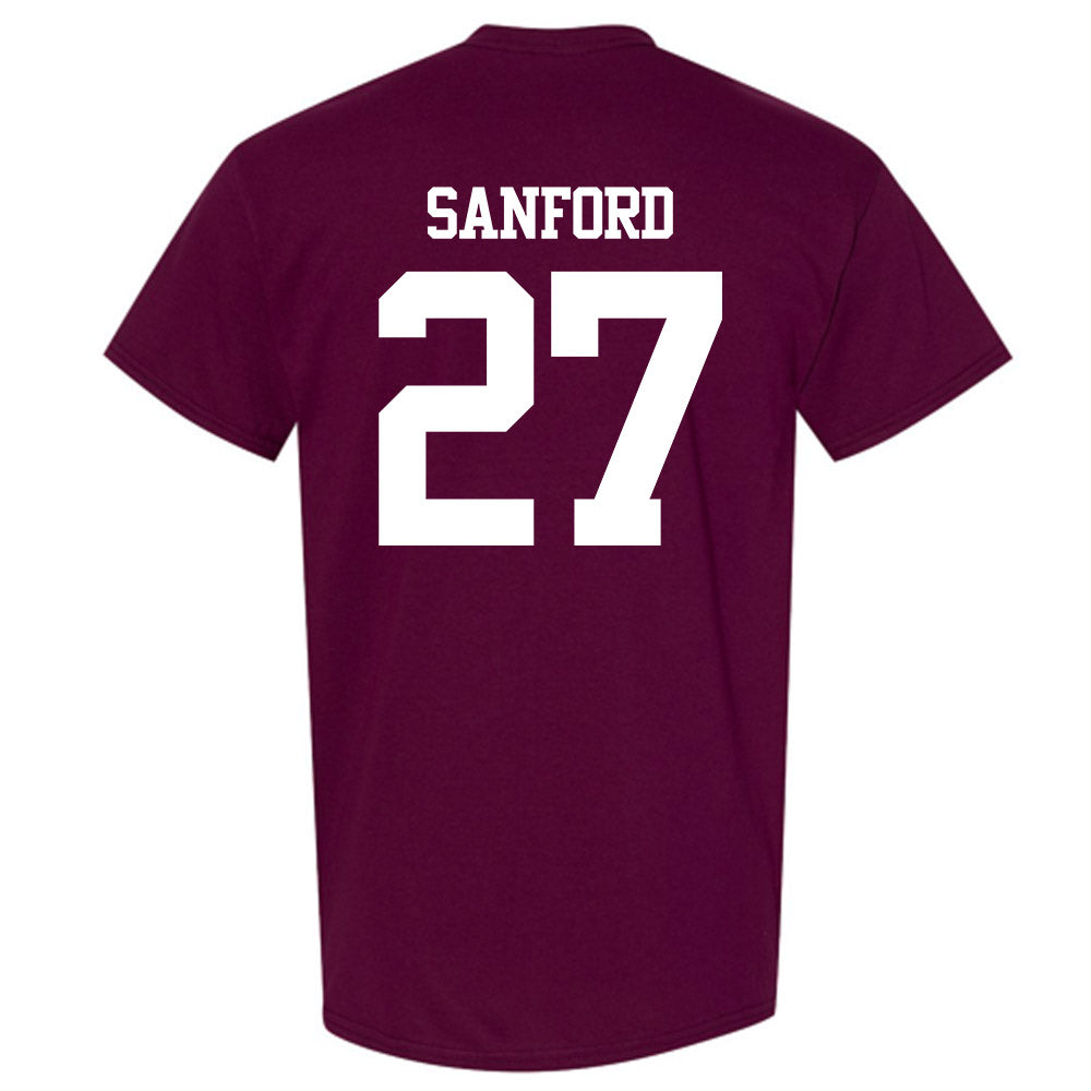 Texas A&M - NCAA Football : Daymion Sanford - Statement Shersey T-Shirt-1