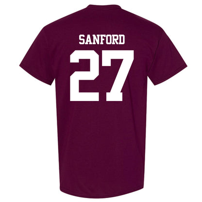 Texas A&M - NCAA Football : Daymion Sanford - Statement Shersey T-Shirt-1