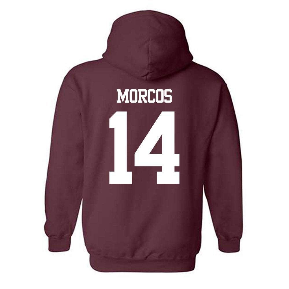 Texas A&M - NCAA Football : Eli Morcos - Statement Shersey Hooded Sweatshirt-1