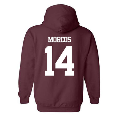 Texas A&M - NCAA Football : Eli Morcos - Statement Shersey Hooded Sweatshirt-1