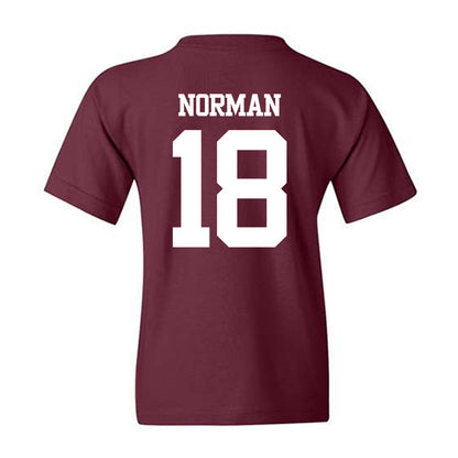 Texas A&M - NCAA Football : TK Norman - Statement Shersey Youth T-Shirt-1