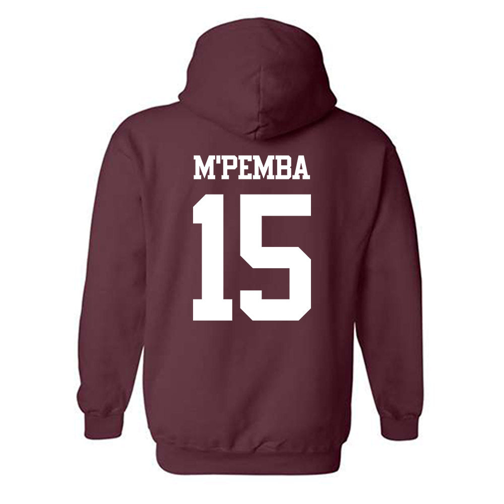 Texas A&M - NCAA Football : Sam M'Pemba - Statement Shersey Hooded Sweatshirt-1